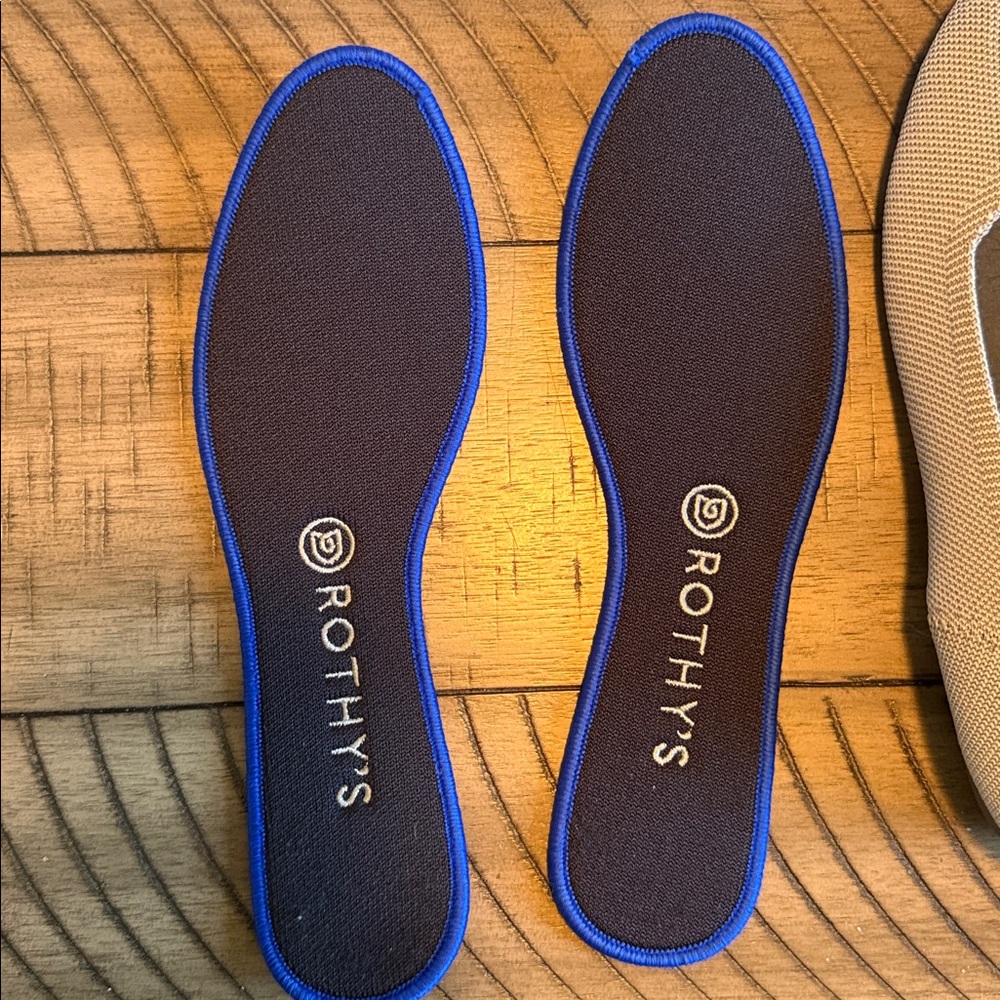 Rothy's Women's The Flat in Flax Birdseye - Picture 3 of 5